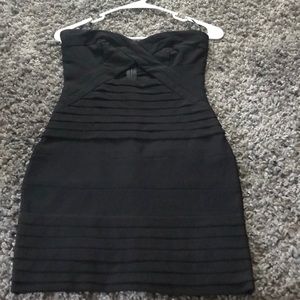Tobi classic black mini dress